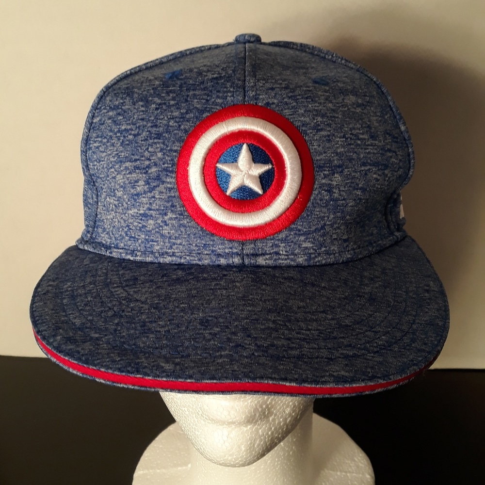 Marvel's‎ Captain America Blue Denim Hat